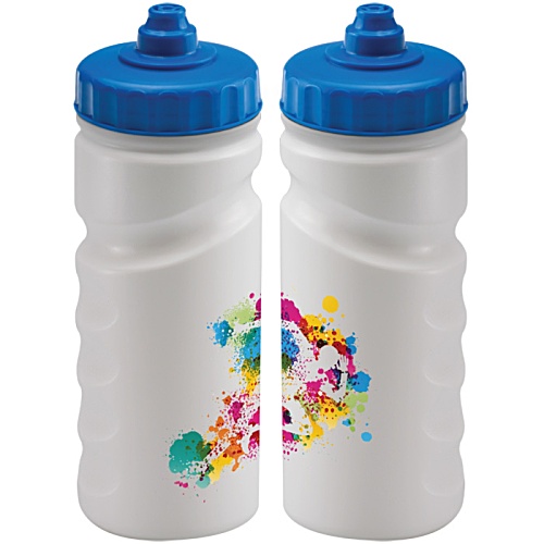500ml Finger Grip Sports Bottle - Valve Cap - Full Colour Main Image