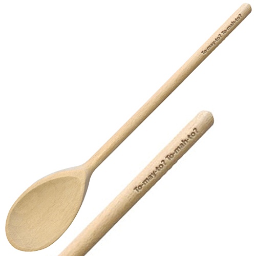 30cm Wooden Spoon - Engraved Main Image