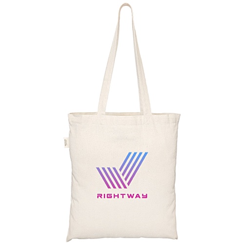 Manhattan Recycled Tote - Natural - Digital Print Main Image