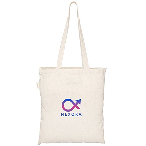 Manhattan Recycled Tote - Natural - Digital Print - 3 Day Main Image