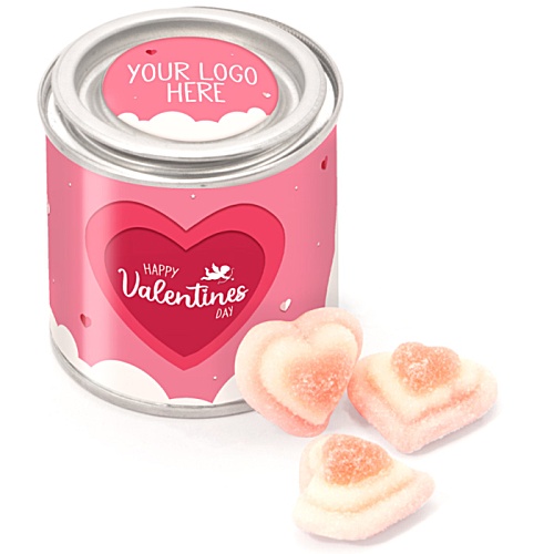 Small Paint Tin - Triple Jelly Hearts Main Image