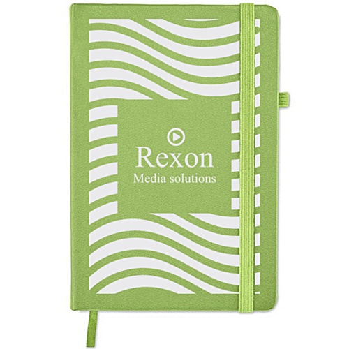 Arpu Recycled Leather Notebook - Printed Main Image