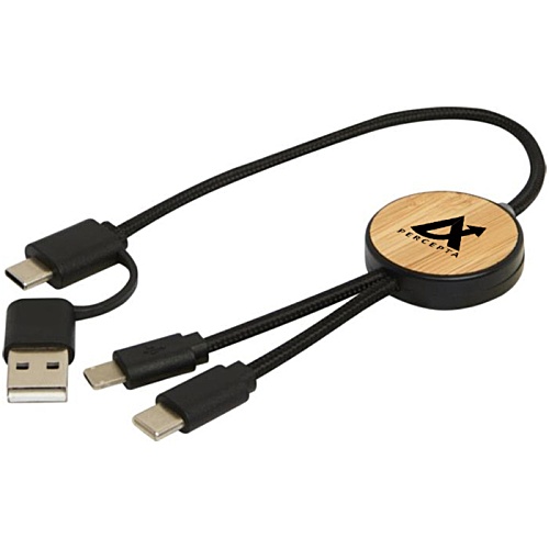 Chechia 5-in-1 Data Sync & Fast Charge 30-cm Cable - Printed Main Image