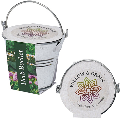 Silver Mini Bucket Grow Kit Main Image