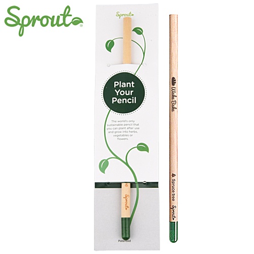Sprout™ Pencil with Info Sleeve - Clearance Main Image