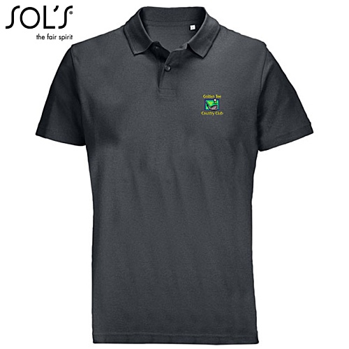 SOL's Pulse Unisex Polo Shirt - Embroidered Main Image