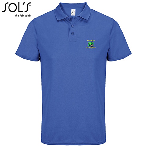 SOL's Pitcher Unisex Recycled Polo Shirt - Embroidered Main Image
