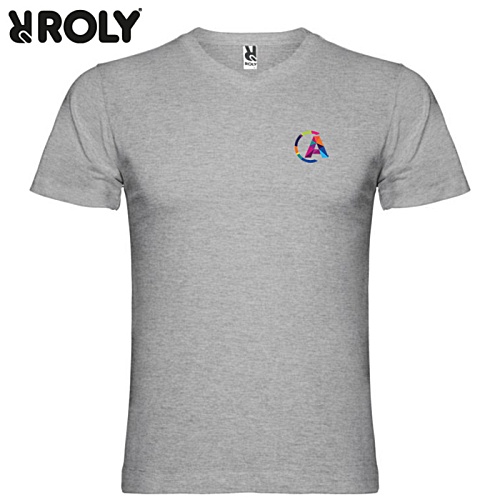 Samoyedo Men's V-Neck T-Shirt - Digital Print Main Image