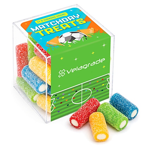 Clear Cube Box - Fizzy Bites Main Image