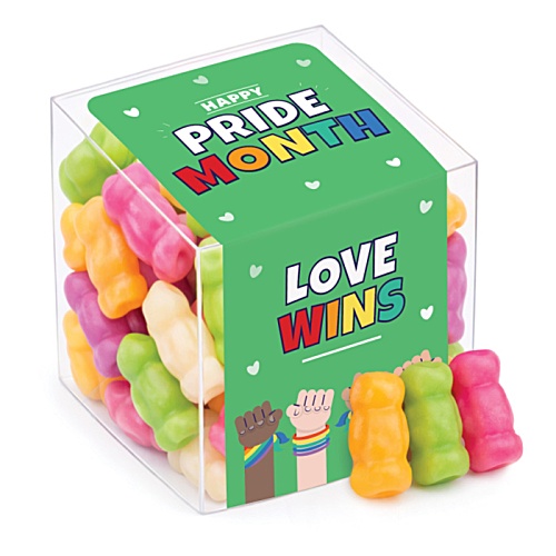 Clear Cube Box - Haribo® Mini Jelly Babies Main Image