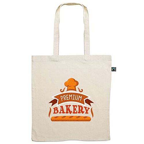 Osole Fairtrade Cotton Tote - Natural - Digital Print Main Image