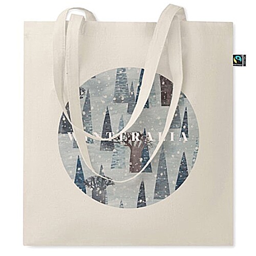Osole Fairtrade Premium Cotton Tote - Natural - Digital Print Main Image