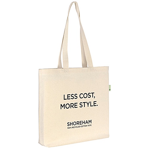 Shoreham Recycled Tote - Natural - Printed Main Image