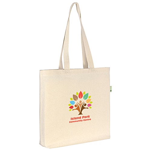 Shoreham Recycled Tote - Natural - Digital Print Main Image
