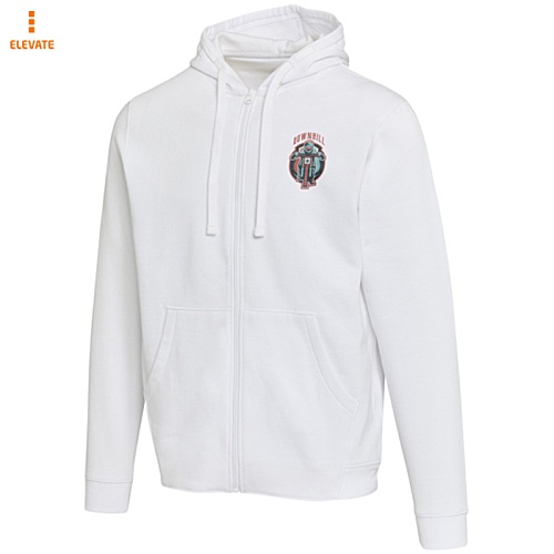 Jasper Organic Recycled Zipped Hoodie - Digital Print Main Image