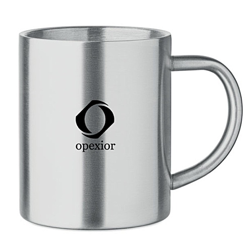 Util Recycled Stainless Steel Mug 260ml - Wrap-Around Print Main Image