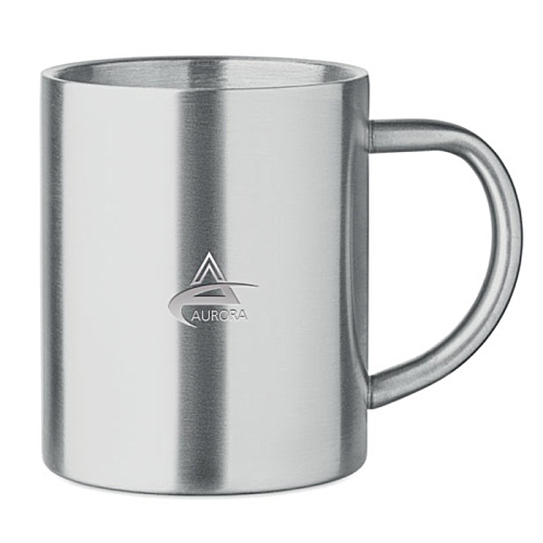 Util Recycled Stainless Steel Mug 260ml - Engraved Main Image