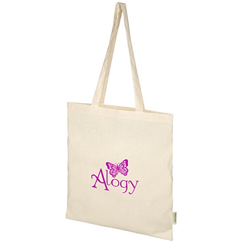 Odisha Organic Cotton Tote - Natural - Printed Main Image