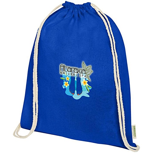 Odisha Premium Organic Cotton Drawstring Bag - Colours - Digital Print Main Image
