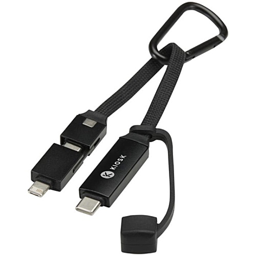 Algieba Charging Cable with Carabiner - Engraved Main Image