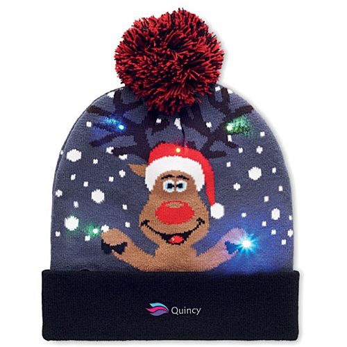 Shimas LED Christmas Beanie - Embroidered Main Image