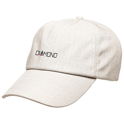 Linen-Blend Baseball Cap - Digital Print Main Image