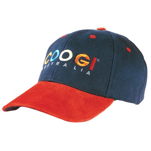 DISC Brushed Heavy Cotton Cap with Suede Peak Main Image