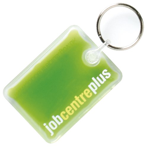 DISC Aqua Keyfob - Rectangle Main Image
