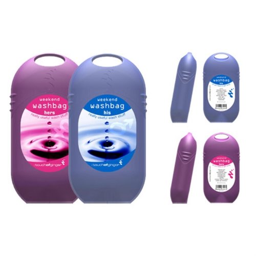 DISC His & Hers Weekend Wash Bags Main Image