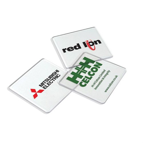 DISC Promotional Coaster - Clear - Square Main Image