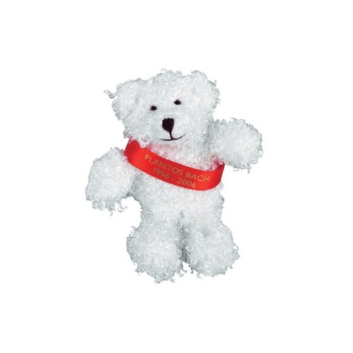 DISC 5" White Bear with Sash Main Image