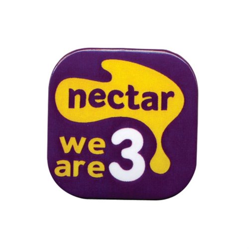 DISC 32mm Square Button Badge Main Image