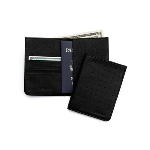 DISC Cross Leather Passport Wallet Main Image
