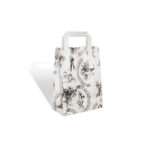 DONT USE Kraft Take Away Bag Large White Main Image