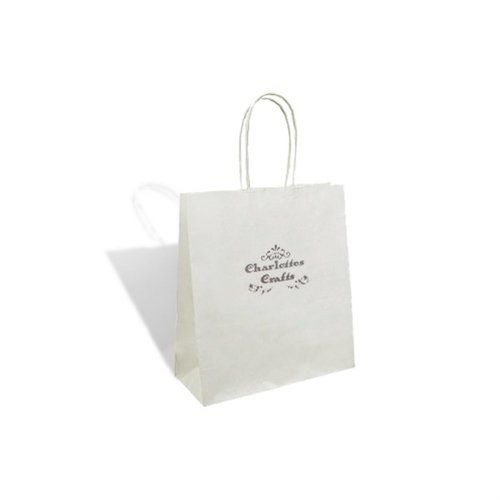 DONT USE Ribbed Kraft Bag White Main Image