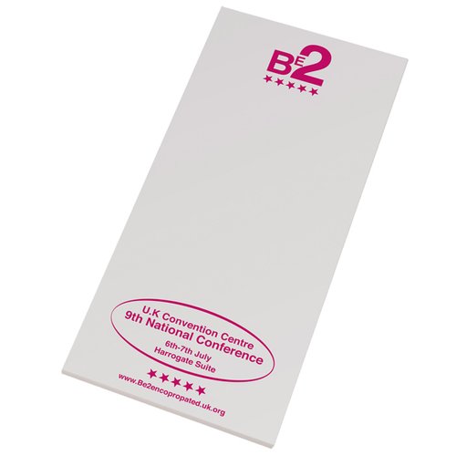 Slimline 50 Sheet Notepad - Printed Main Image