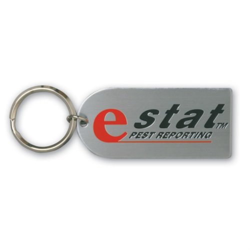 Enamelled Steel Keyring - Large Main Image