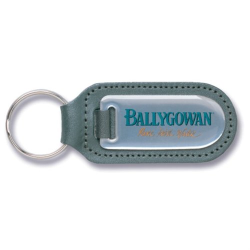 DUPL Steel & Leather Keyring - Large Main Image