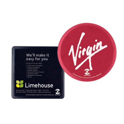 DISC Recycled Plastic Coaster Main Image