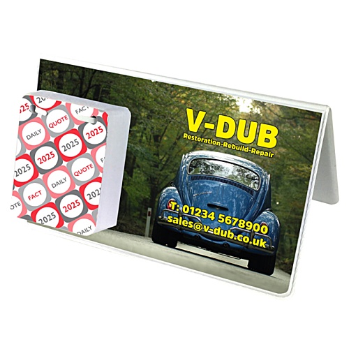 SUSP PVC Easel Desk Calendar Main Image