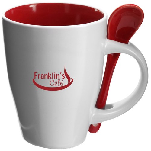 DISC Coffee Mug With Spoon Main Image