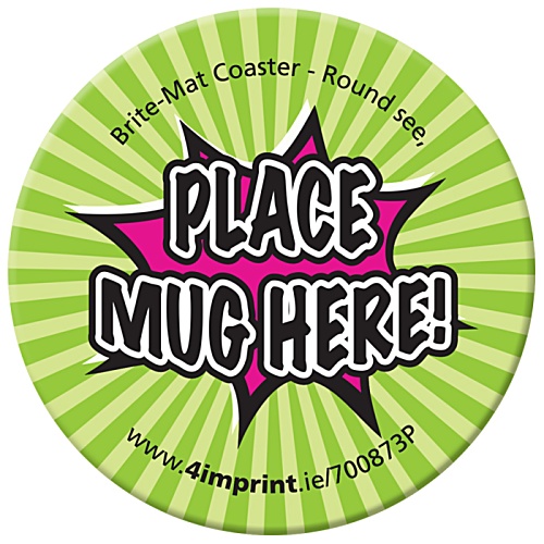 Brite-Mat Coaster - Round - Digital Print Main Image