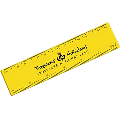 Disc Recycled Plastic Ruler - 15cm Main Image