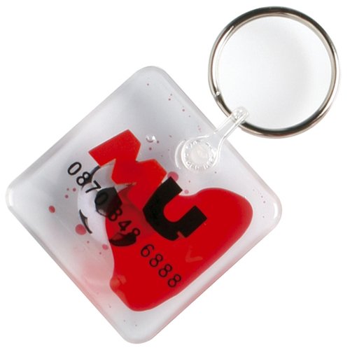 DISC Aqua Keyfob - Square Main Image