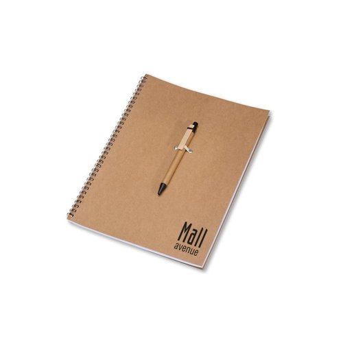 A4 Recycled Notebook & Pen Main Image