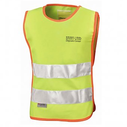 Hi Vis Kids Safety Tabard - Printed Main Image