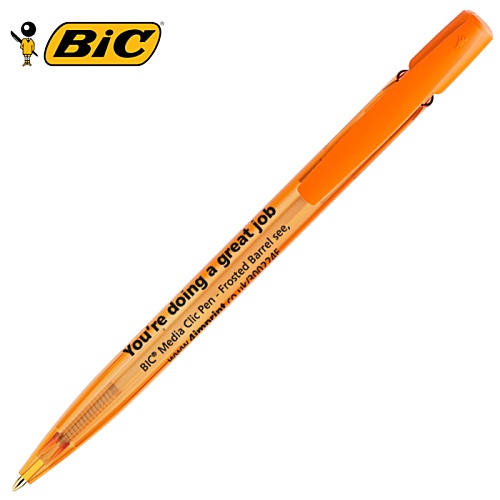 BIC® Media Clic Pen - Frosted Barrel Main Image