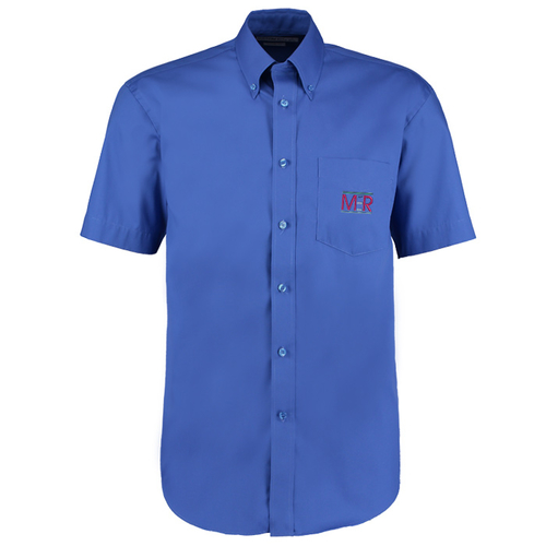 Kustom Kit Men's Premium Oxford Shirt - Short Sleeve - Embroidered Main Image