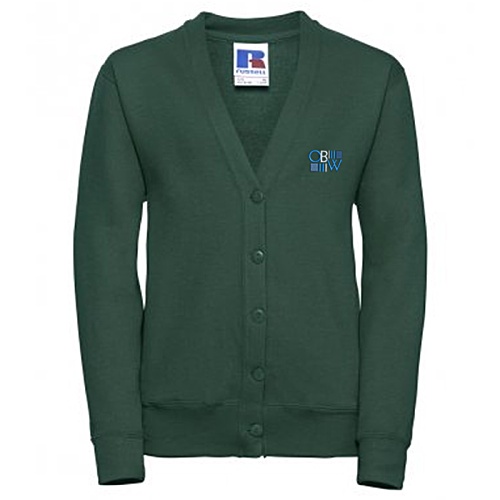 DISC Jerzees Kid's Cardigan - Embroidered Main Image