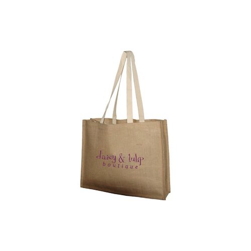 DISC Long Handled Jute Shopper Bag Main Image